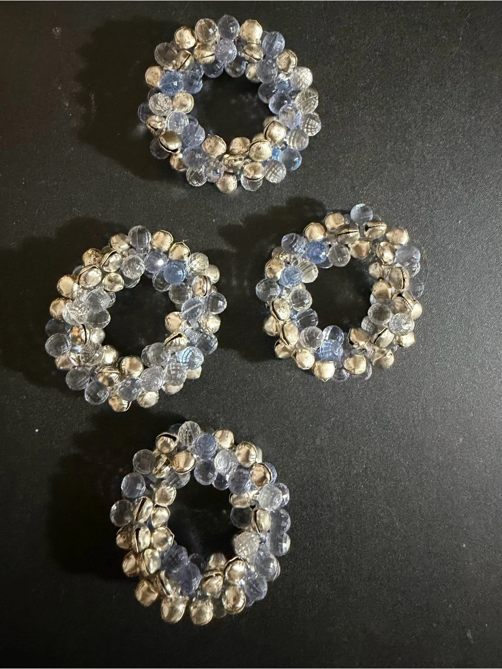 Set of 4 napkin rings